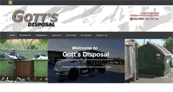 Desktop Screenshot of gottsdisposal.com